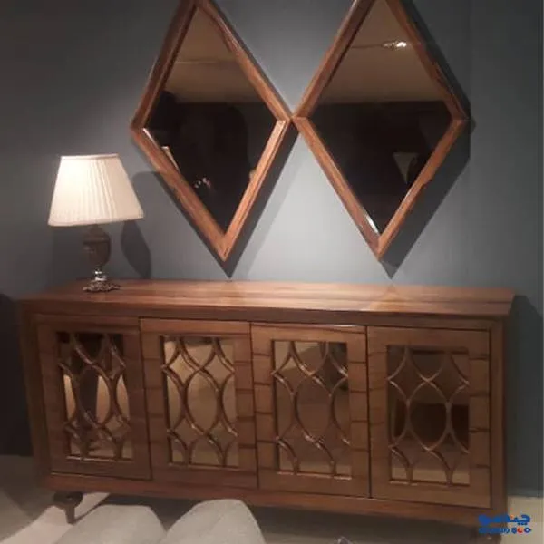 کنسول الینا چوب مدل مثلثی