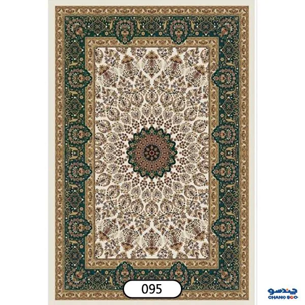 کاور فرش سنتی نگین ترمه مدل 095