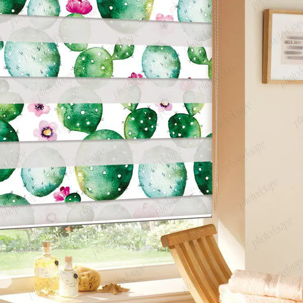 پرده زبرا چاپی فتودراپه مدل f007