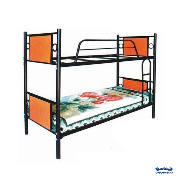 تخت خواب فلزی دو طبقه خوابگاهی DS مدل D7
