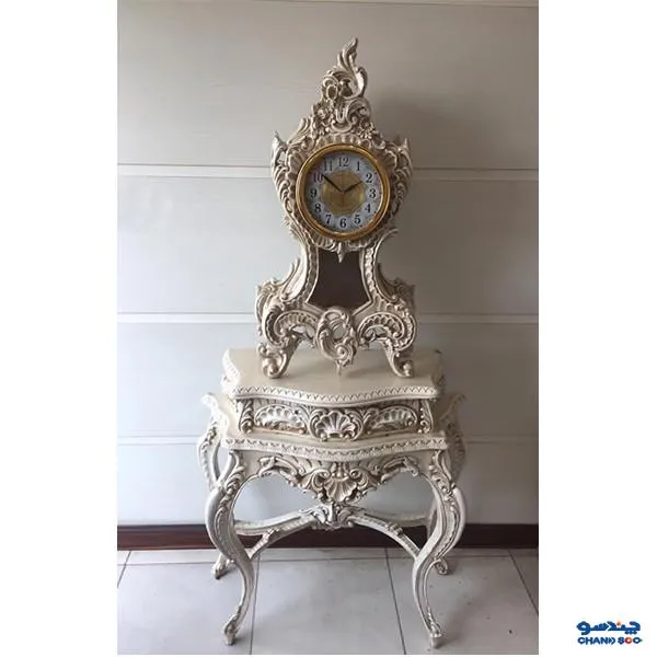 کنسول و ساعت کوروش مدل دوتکه رومانسون