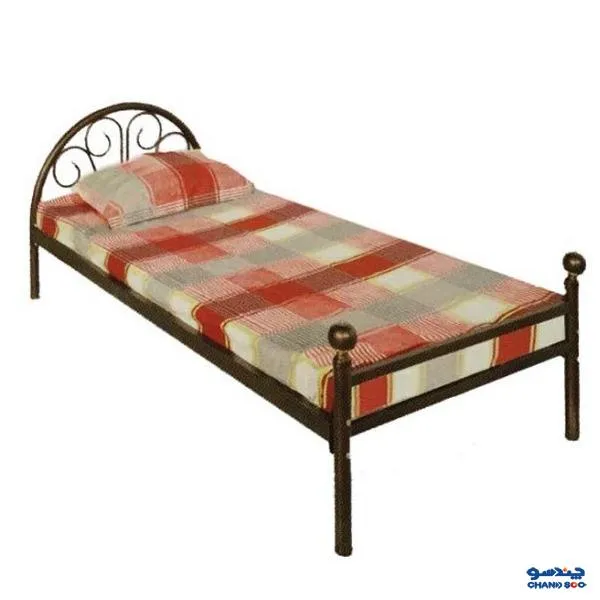 تخت خواب فلزی یک نفره DS مدل D10