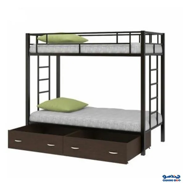 تخت خواب فلزی دو طبقه DS مدل S17