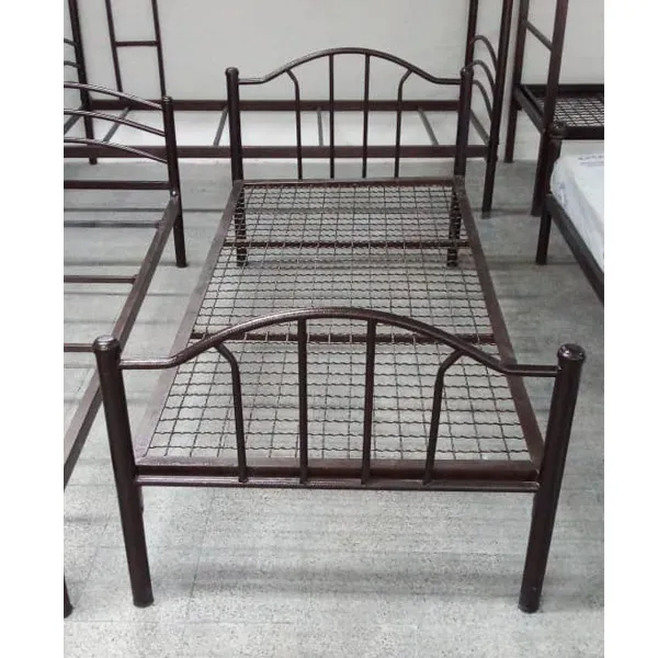 تخت خواب فلزی تک نفره DS مدل خوابگاهی