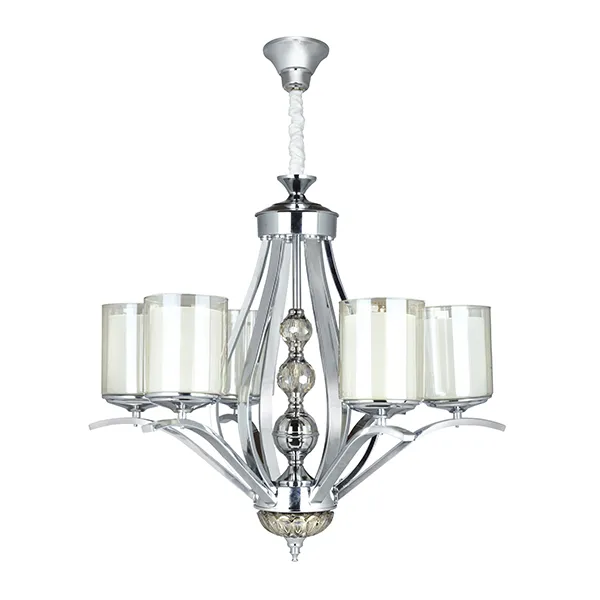 لوستر 6 شعله چشمه نور مدل N2666/6-C