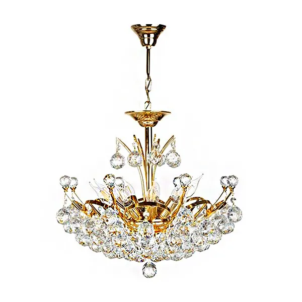 لوستر کریستالی چشمه نور 9 شعله مدل H6670/50