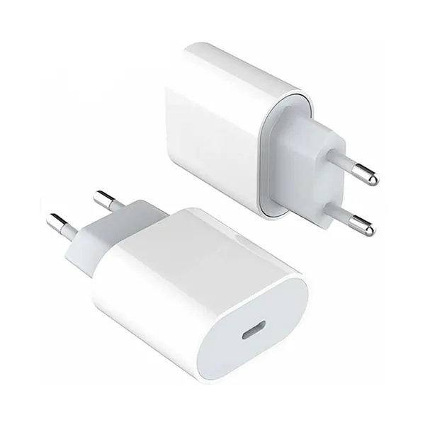 شارژر دیواری IPHONE مدل 20 وات دو شاخه