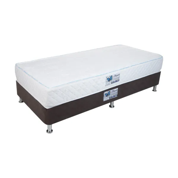 تخت خواب یک نفره آسایش باکس AKA150 با تشک طبی 200×120
