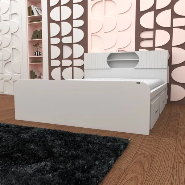 تخت خواب دو نفره اعیان مدل FH515 سایز 160x200