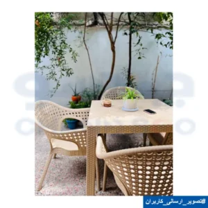 میز حصیربافت ناصر پلاستیک مدل 323 - 6