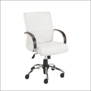 صندلی کارمندی پویا مدل k701 با رنگ سفید