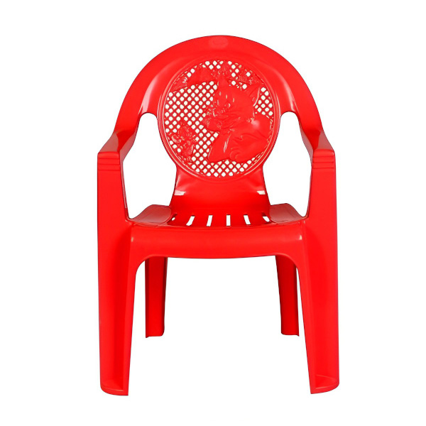 صندلی کودک پلاستیکی ناصر پلاستیک مدل تام و جری 860 با رنگ قرمز