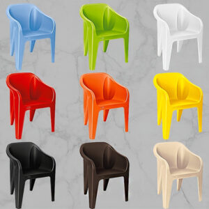 صندلی پلاستیکی دسته‌دار ناصر پلاستیک مدل 889 در رنگ بندی کالیته