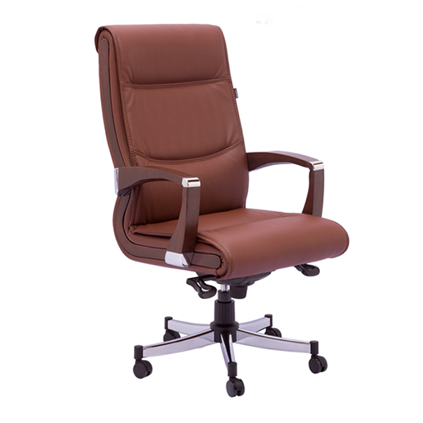 صندلی مدیریتی رایانه صنعت مدل M901 به رنگ قهوه ای و دارای طراحی چشمگیری می باشد.