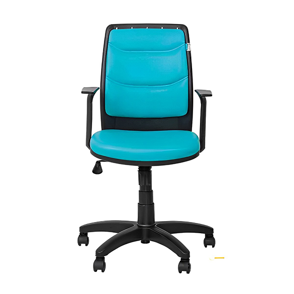 صندلی کارمندی راحتیران مدل F 640 با رنگ آبی