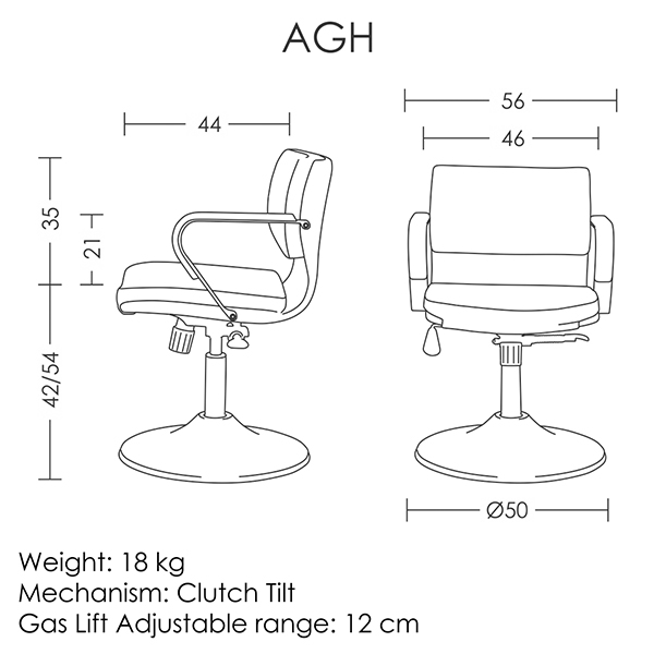صندلی کانتر آرایشگاهی ارزان آرتمن مدل AGH