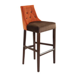 صندلی اپن جهانتاب مدل لوکاس با روکش قهوه ای و نارنجی