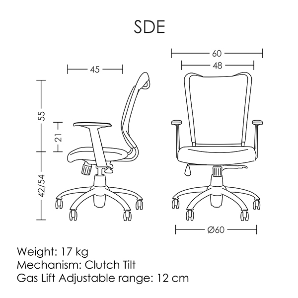 صندلی منشی آرتمن مدل SDE