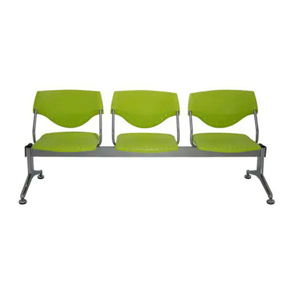 صندلی انتظار راحتیران مدل W540Pاز جنس پلاستیک سبز رنگ ساخته شده و به تعداد سه نفره می باشد.