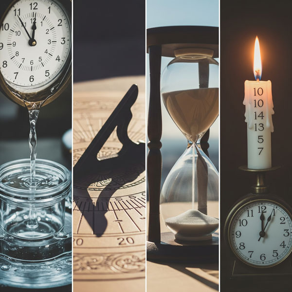 ساعت ها در گذشته چونه بودند