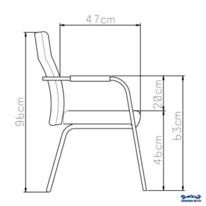صندلی کنفرانس تراست مدل KAMO C