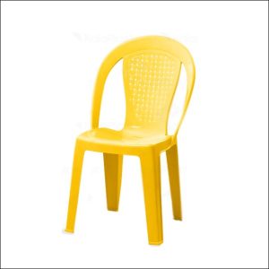 صندلی پلاستیکی ناصر پلاستیک مدل 942 با رنگ زرد