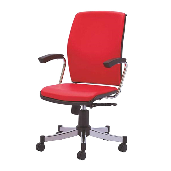 صندلی کارمندی رایانه صنعت مدل رویال K916c به رنگ قرمز می باشد و دو دسته دارد.