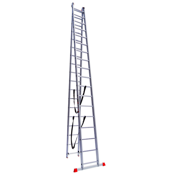نردبان 30 پله 2 تکه آلوم پارس پله مدل اکسلنت 8 متری