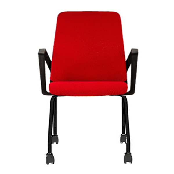صندلی چهار پایه برند نیلپر مدل ocf 66pc به رنگ قرمز