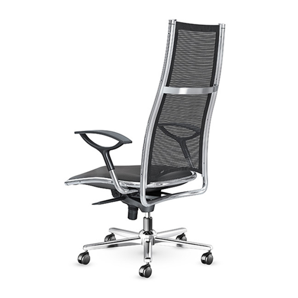صندلی مدیریتی اروند مدل ۳۰۱۴ یک صندلی به رنگ مشکی است که پشتی آن به طور کامل از مش برای جلوگیری از تعریق ساخته شده است.
