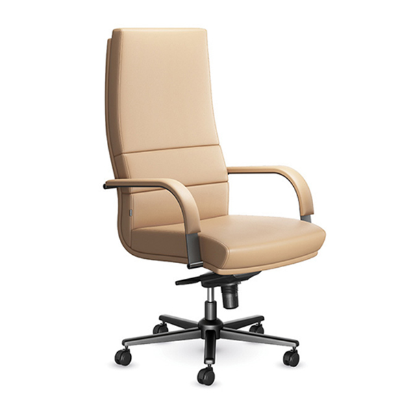 صندلی مدیریتی اروند مدل ۵۷۱۴ دارای روکشی به رنگ کرم و پایه های پنج پر می باشد که جک تغییر ارتفاع نیز دارد.