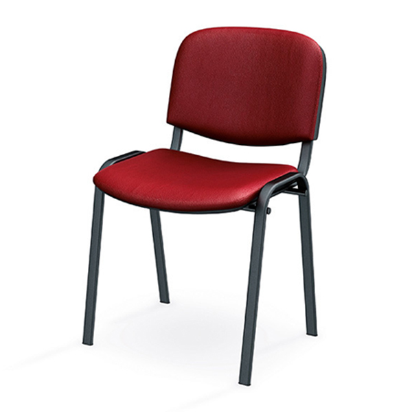 صندلی ثابت اروند مدل۲۲۰۰ دارای چهار عدد پایه ثابت و نشیمن و پشتی با روکش قرمز رنگ می باشد.