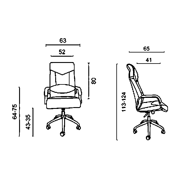 صندلی مدیریتی Balsa مدل MB760 از برند داتیس را می توانید با روکش های چرم و پارچه ای در انواع رنگ بندی از نمایندگی های معتبر سفارشی سازی نمایید.