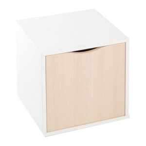 رنگ افرا و سفید قفسه دربدار جلیس مدل کندوان 2 در چندسو