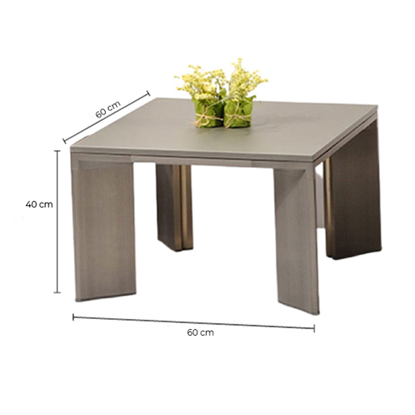 ابعاد میز جلومبلی 60×60 لاوان جلیس شامل طول و عرض و ارتفاع