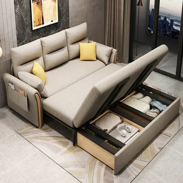 مبل تخت خوابشو پارچه ای