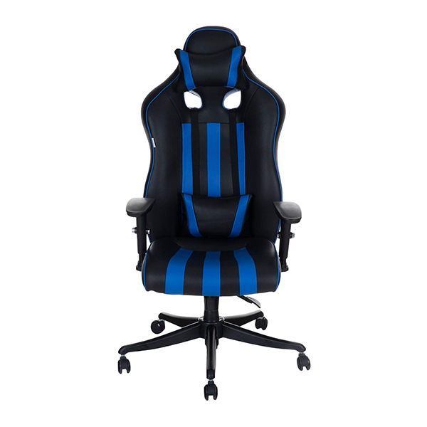 صندلی گیمینگ رنگ آبی مشکی از برند بامو
