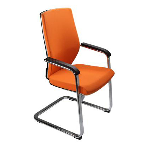 صندلی کنفرانسی راحتیران مدل CF 840 با روکش نارنجی