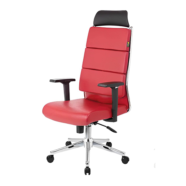 صندلی مدیریتی راحتیران مدل T 8001 با هدرست مشکی