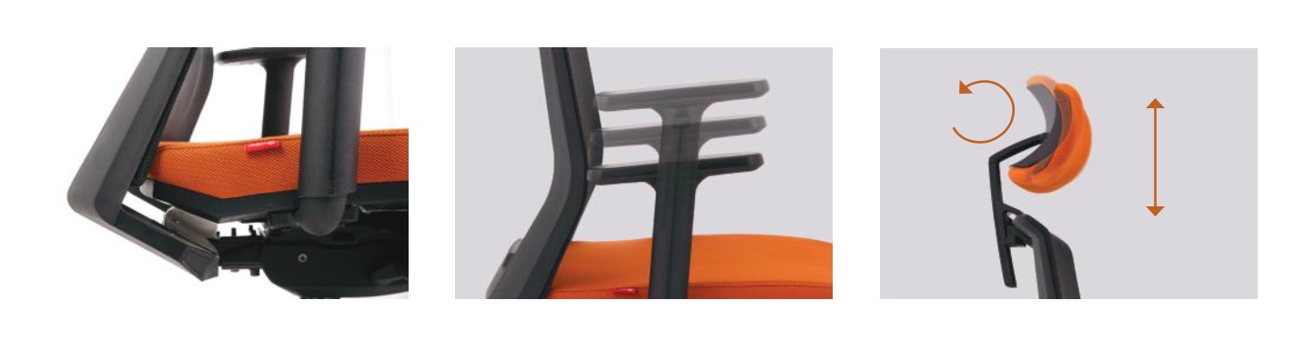 دسته و پشتی صندلی مدیریتی نیلپر مدل ocm850s