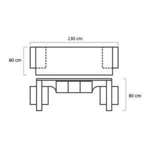 ابعاد میز مدیریت میکرون مدل M-10