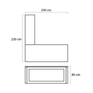 ابعاد میز مدیریت میکرون مدل M-12