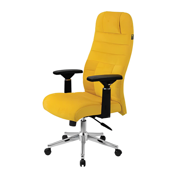 صندلی مدیریتی راحتیران مدل T 1159 با روکش زرد