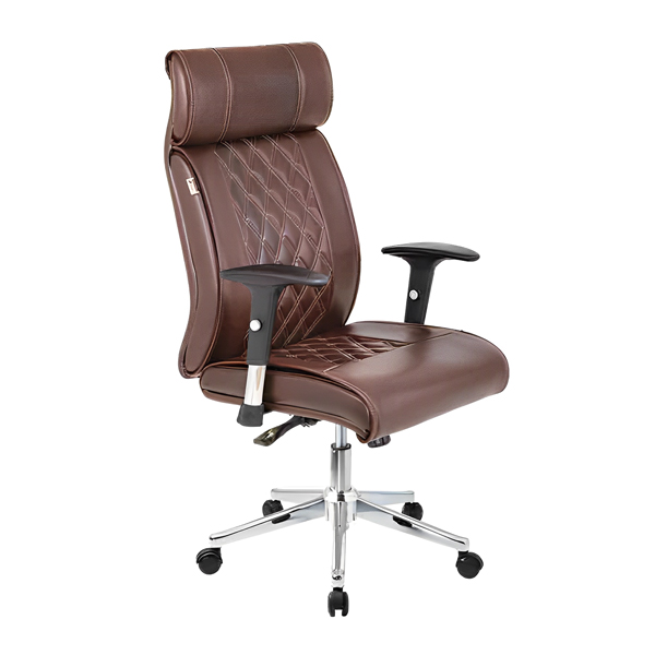 صندلی مدیریتی راحتیران مدل T 6610 با روکش چرمی