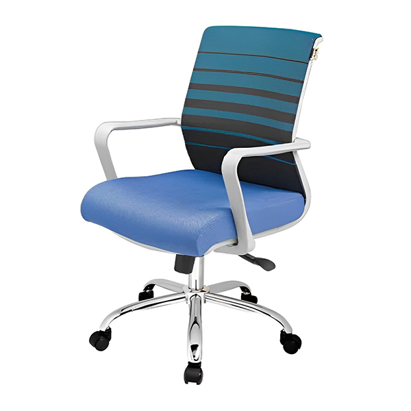 صندلی کارشناسی راحتیران مدل S 1161 با رنگ آبی و مشکی