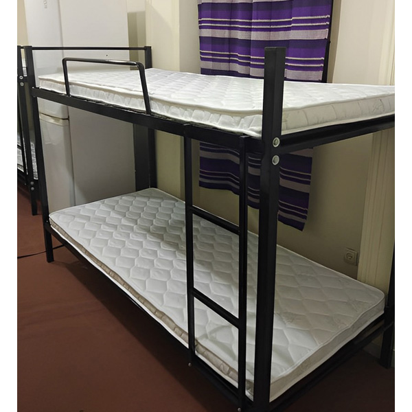 تخت خواب دو طبقه دیاکو صنعت مدل فلزی s11 به همراه تشک