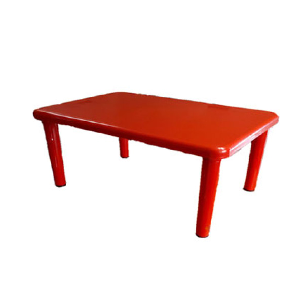 میز مستطیل کودک ساحل مدل 829 با رنگ قرمز