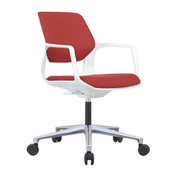 صندلی اپراتوری Soul نظری مدل E455 با تشک قرمز در کف و پشت