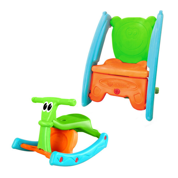 صندلی تعادلی ساحل مدل دوکاره با رنگ آبی-سبز-نارنجی