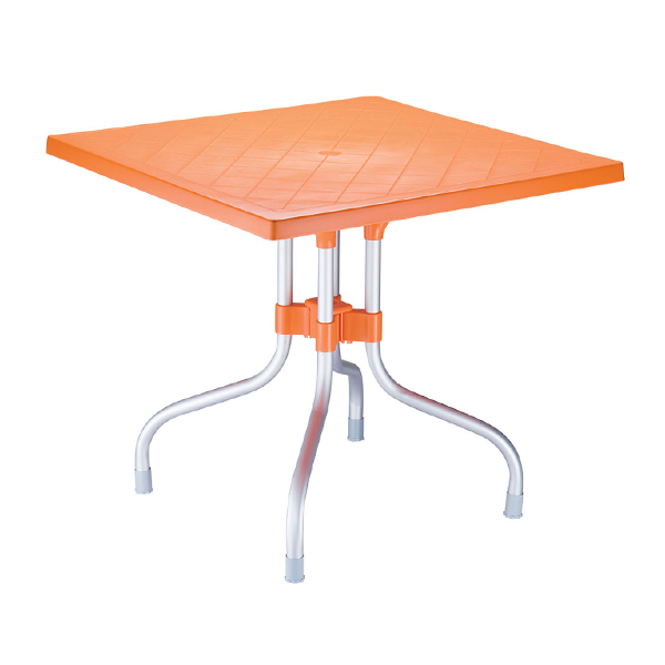 میز تاشو فورزا نظری مدل 810 با صفحه نارنجی